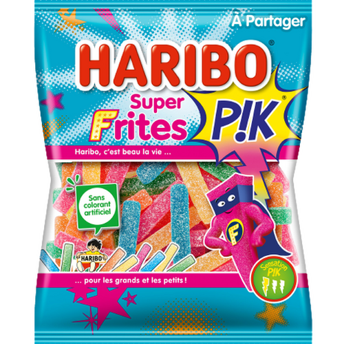 Bonbons Frites HARIBO 4 sachets de 120 g