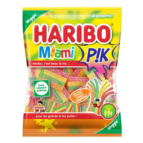 Miami pik HARIBO 4 sachets de 120gr=480g