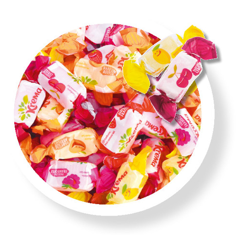 Krema aux fruits assortis , sac 1kg