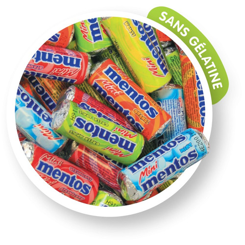 40 Mini Mentos Assortis