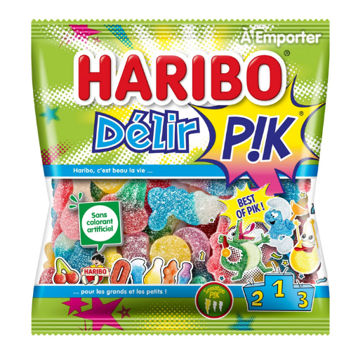Assortiment DELIR'PIK Haribo 4 x 120 g