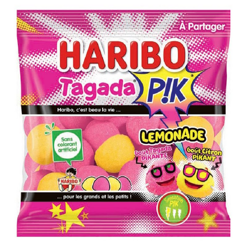 Haribo Tagada Pink Lemonade – 4 sachets de 100 g