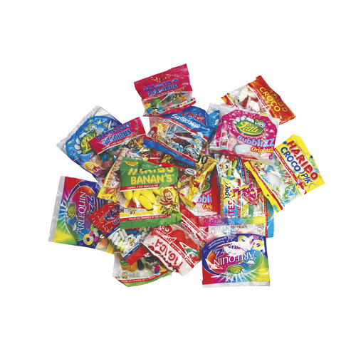 Mini sachets HARIBO, assortis x 18