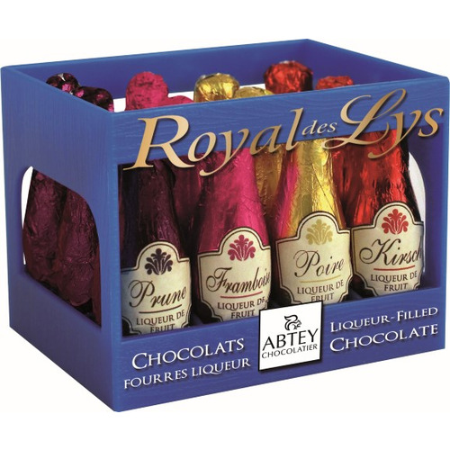 Casier 12 pièces de bouteille liqueurs Royal de Lys Abtey 81g