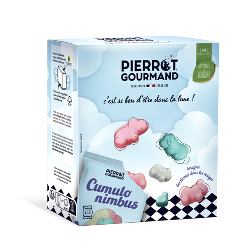Boite de 12 Mini Sachets Cumulonimbus Pierrot Gourmand