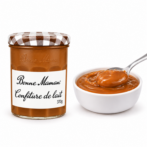 Confiture de Lait Bonne Maman 380g – Pot en verre traditionnel