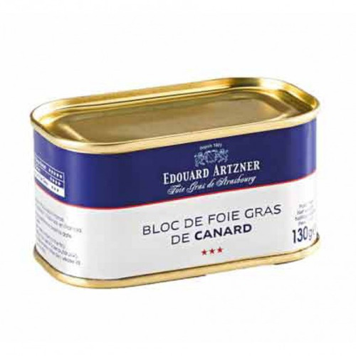 FOIE GRAS DE CANARD BLOC DE 130gr, ARTZNER