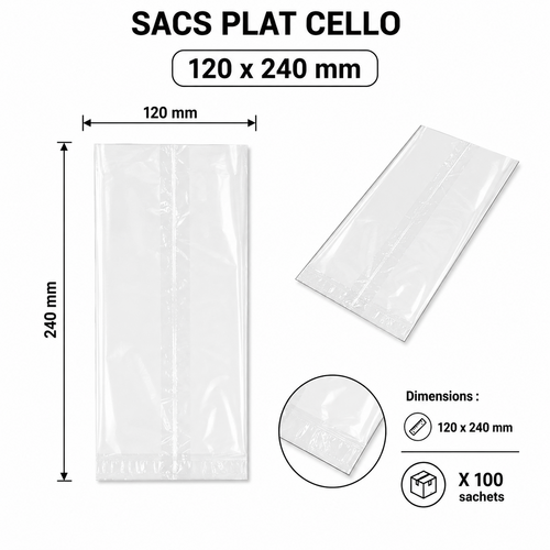 SACS PLAT CELLO 350P 80x160mm X 100