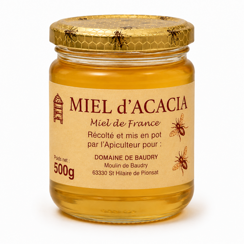 MIEL ACACIA 500gr FRANCE GATINAIS
