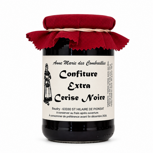 CONFITURE CERISE NOIRE 370gr
