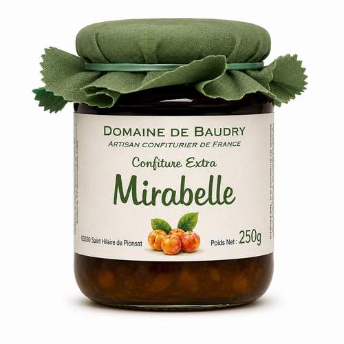 Confiture de mirabelle 370 g Baudry