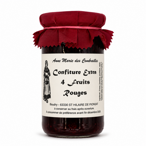 CONFITURE 4 FR. ROUGES 370gr