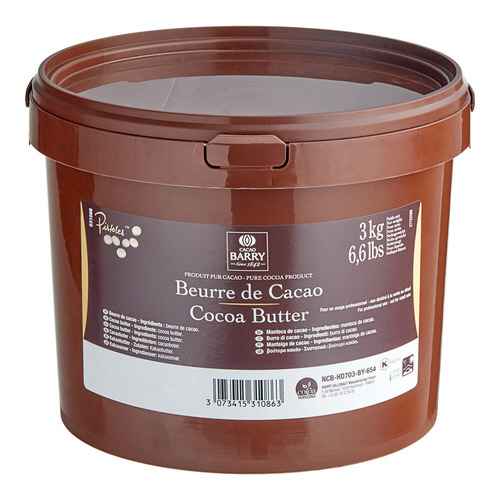 Beurre de cacao en gouttes 3 kg BARRY
