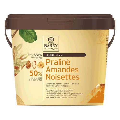 Praline caramélisée noisette 50% 1 kg Cacao Barry