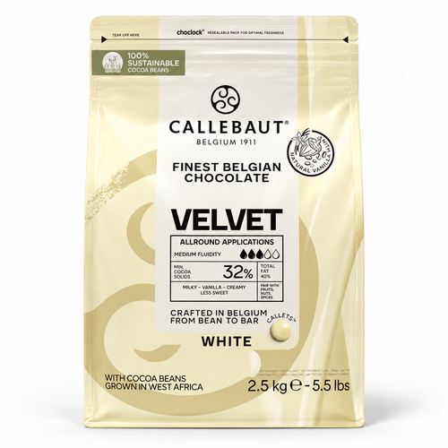 Chocolat blanc W3 Select Callebaut 2,5 kg