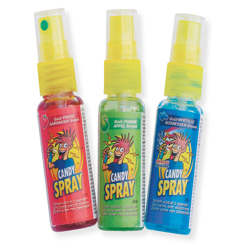 Candy Spray assortis Brabo, sachet de 3