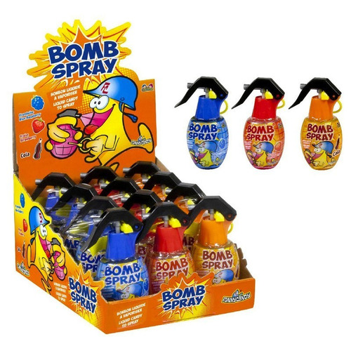Display de 12 boîtes Bomb Spray Zed Candy