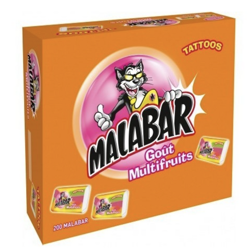 Boite de 200 Malabar multifruits