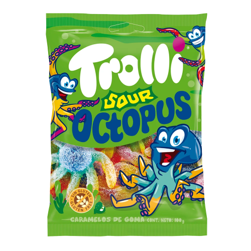 Sac 1Kg Joubini pieuvres acidulées Trolli