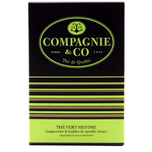 Compagnie & Co – Thé vert menthe – 25 sachets