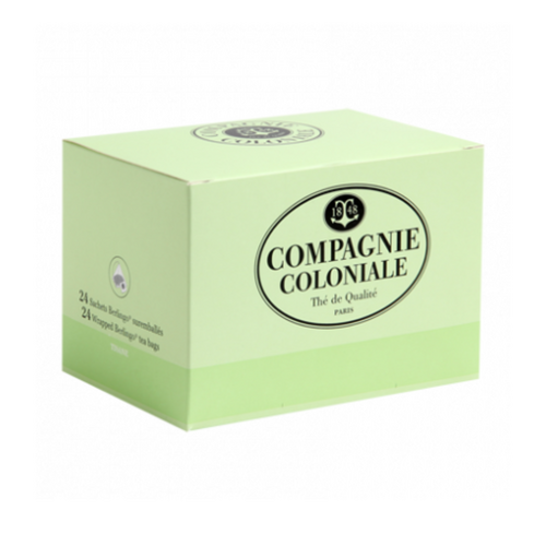 Compagnie & Co - Tisane Verveine Menthe -  Boite de 24 sachets suremballés