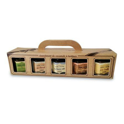 Assortiment de 5 mini-crèmes caramel 50 g