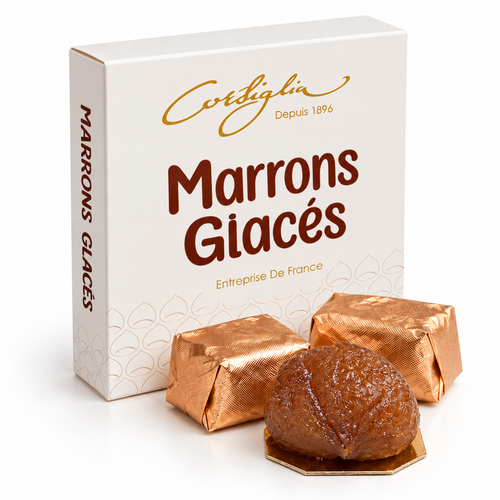 Marrons glacés Corsiglia - boîte de 4 pièces