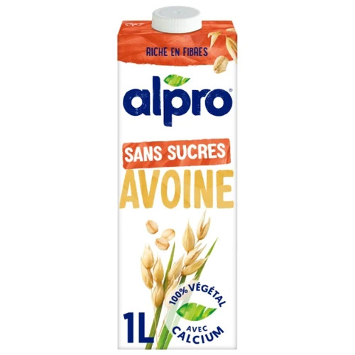 Boisson végétale avoine sans sucres Alpro 1L