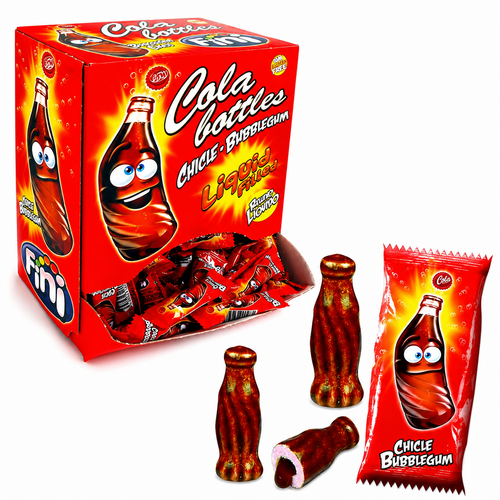 Chewing Gum Bouteilles de Cola – Boîte de 200 Chewing-Gums Goût Cola