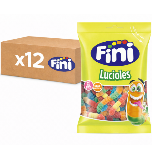 Carton de 12 sachets 90 g Lucioles Fizz Halal Fini