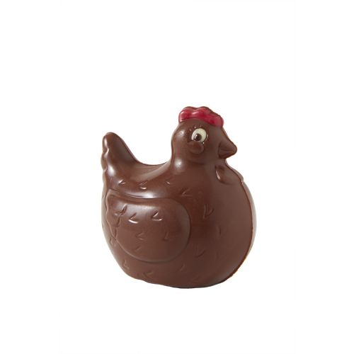 Moulage de poule chocolat au lait 50g Guisabel
