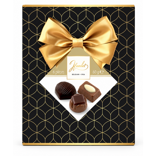 Assortiment noir noeud 60 g x 18