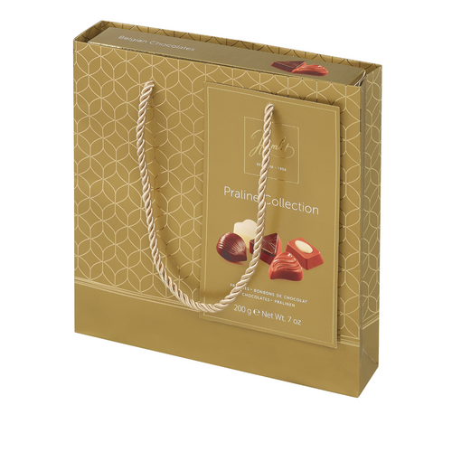 Boîte assortiment de chocolats praliné avec sac 200g Hamlet