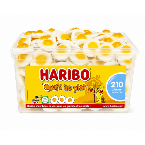 OEUFS AU PLAT, BAC 210 P HARIBO