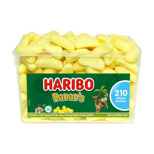 Bac de 210 pièces Banan's Haribo