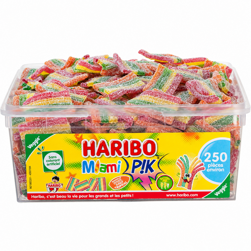 Bac de 250 pièces Miami Pik Haribo