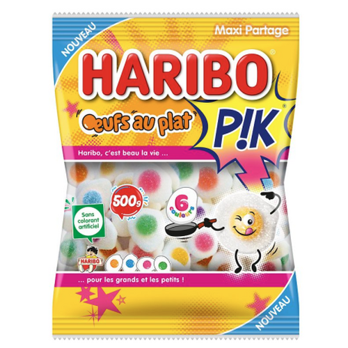 Haribo Oeufs Plat Pik - sachet de 500g