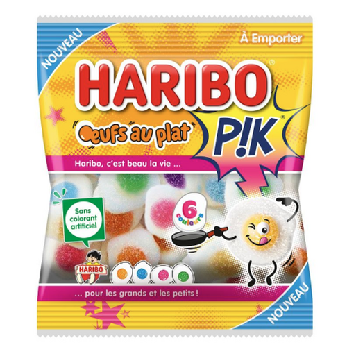 Haribo Oeufs Plat Pik - sachet de 120 g