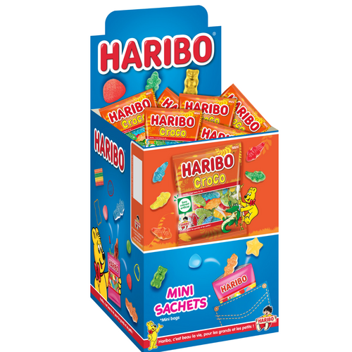 Boîte de 30 sachets Croco 40 g Haribo