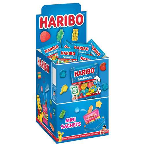 Boîte de 30 sachets Schtroumpfs 40 g Haribo