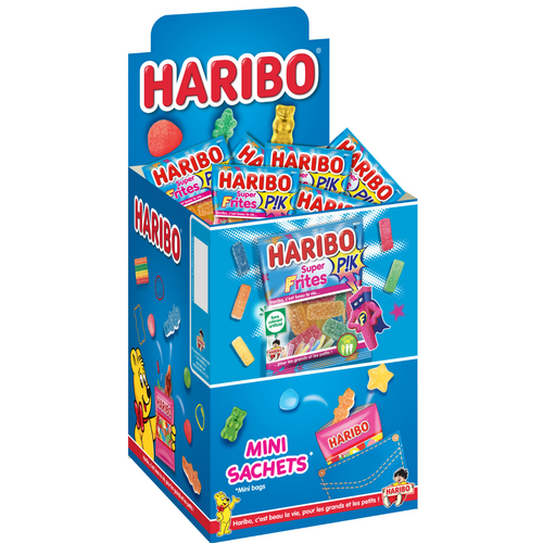 Boîte de 30 sachets Super Mini Frites Haribo 40 g