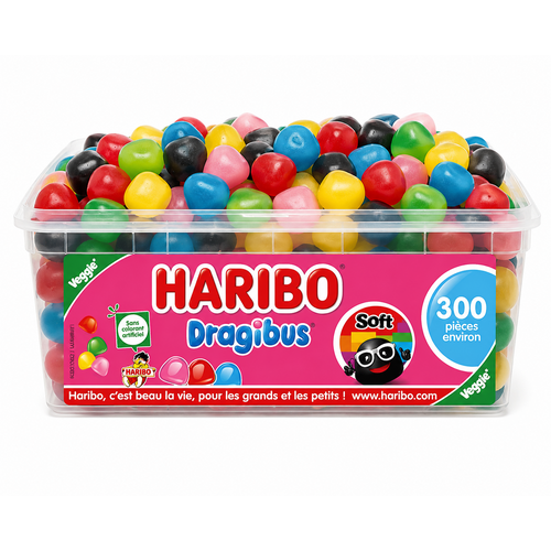 Dragibus Soft Haribo – bac de 300 pièces
