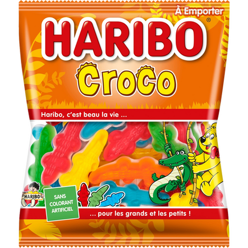 Carton de 30 sachets Croco 120gr Haribo