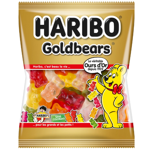 Carton de 30 sachets Goldbears 120 g Haribo