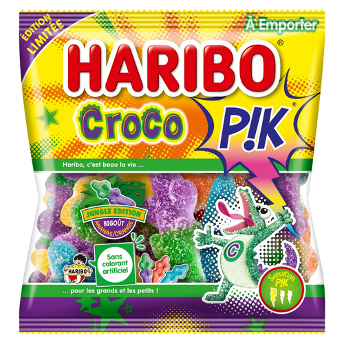 Carton de 30 sachets Croco Pik 120 g Haribo
