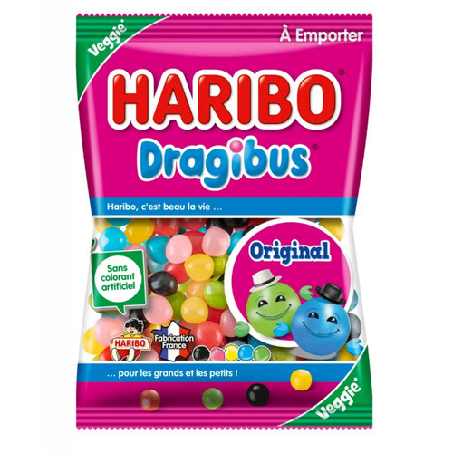 Carton de 30 sachets Dragibus 120gr Haribo