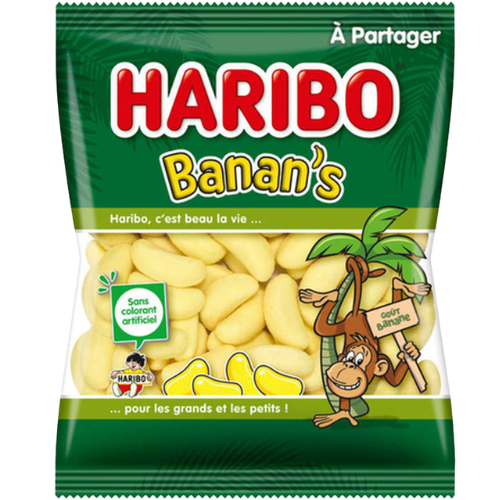 Carton de 30 sachets Banan's 100g Haribo