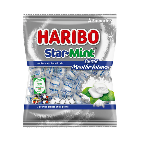 Carton de 30 sachets Starmint 100gr Haribo