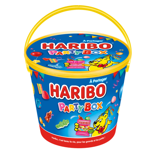Seau Party Box Haribo 650g