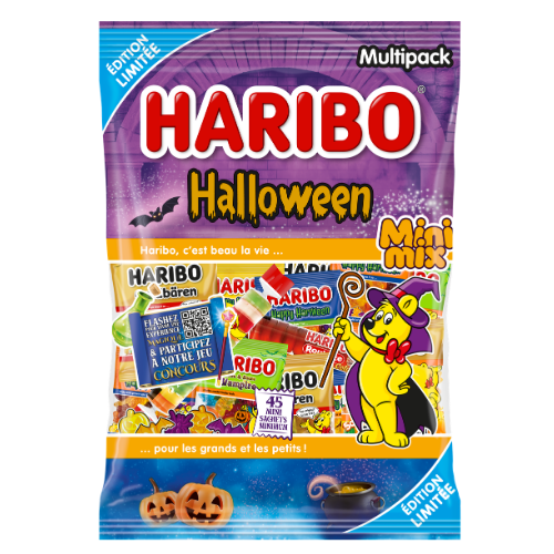 Halloween Mini Mix Haribo 45 sachets